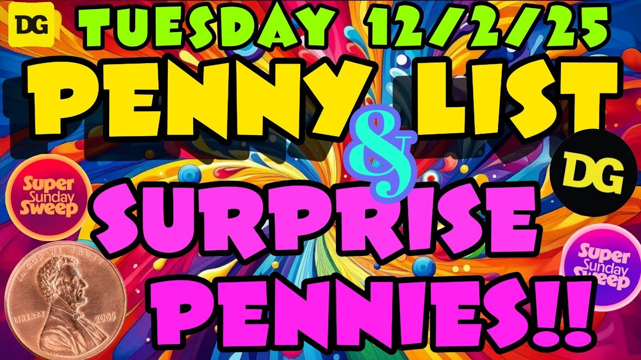 🎉 SURPRISE PENNIES 🪙 List Pennies 12/2/25 ⏳ REMODELS UPDATE ~ DOLLAR GENERAL 