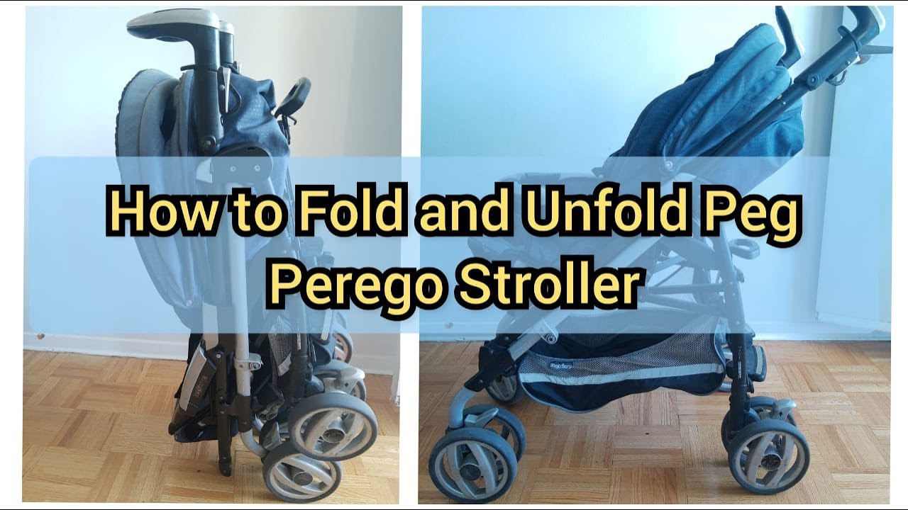 How To Fold And Unfold The Peg Perego Stroller #Shorts #YoutubeShorts