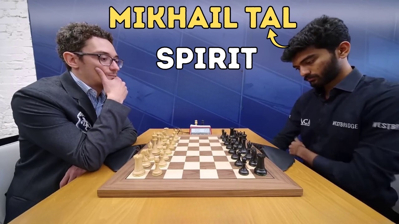 Gukesh Shows The Mikhail Tal Spirit Against Fabiano Caruana