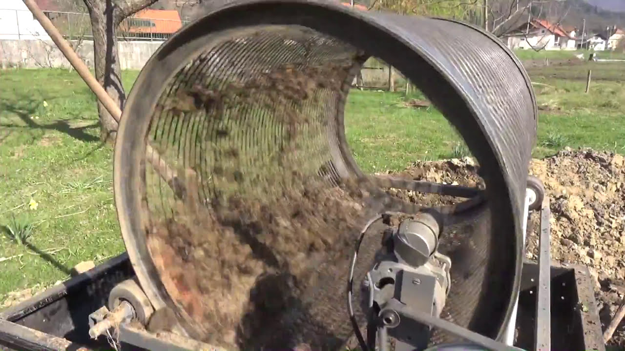 Homemade Compost Screener (tromel)- Sejalnik zemlje ali komposta DIY