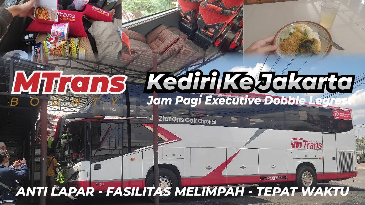 Rute Baru,Fasilitas Melimpah dan Nyaman!! | Mtrans Kediri-Jakarta Bounty Executive Class