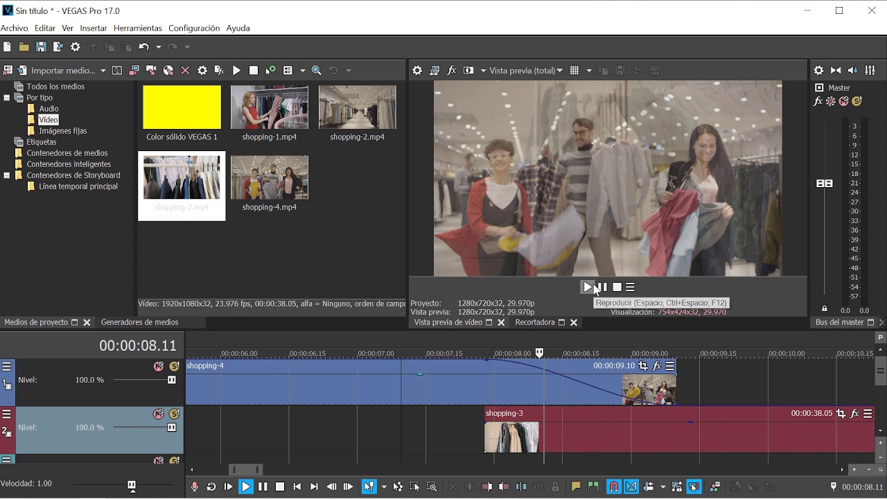 Tutorial de Vegas pro 17 - PARTE 20 - Envolvente de video