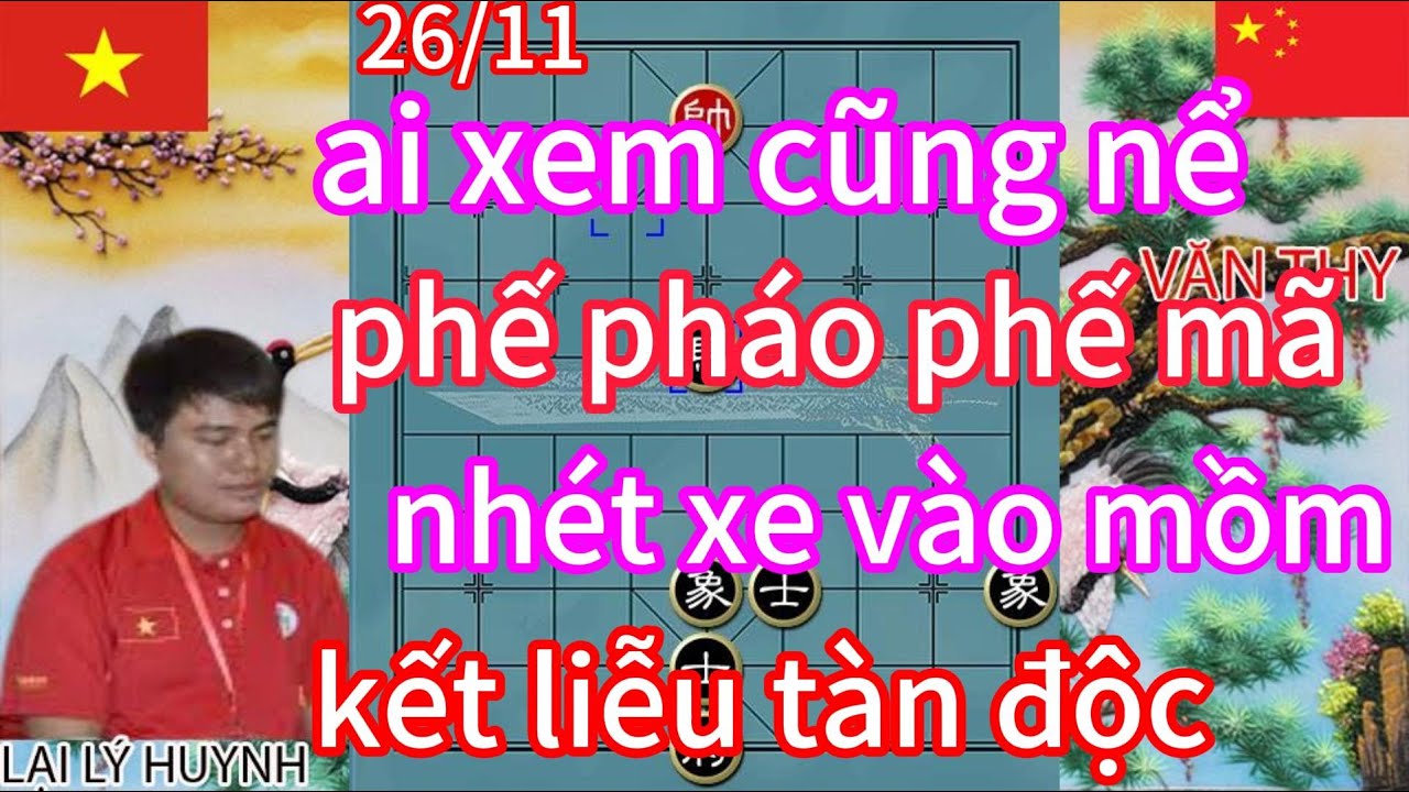 ai xem cũng nể ,HUYNH phế pháo phế mã nhét xe vào mồm kết liễu tàn độc
