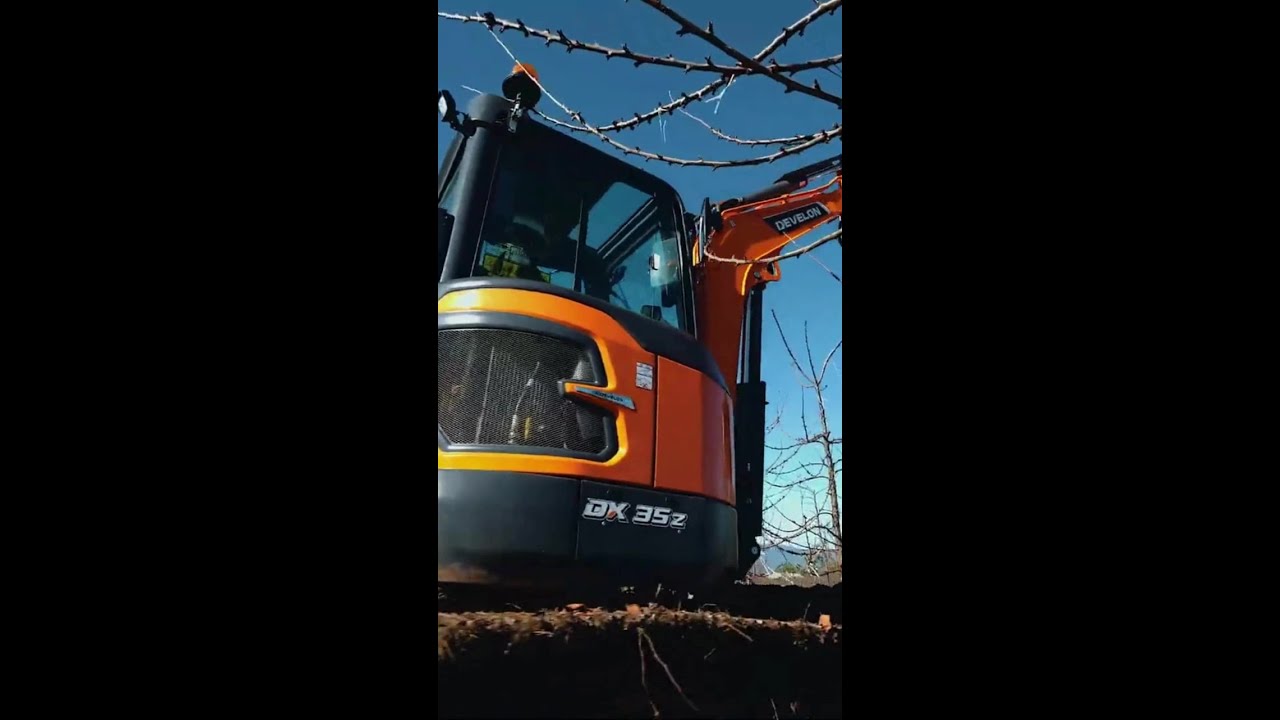 DX35Z-7 Mini Excavator-Compact agility. Big impact.