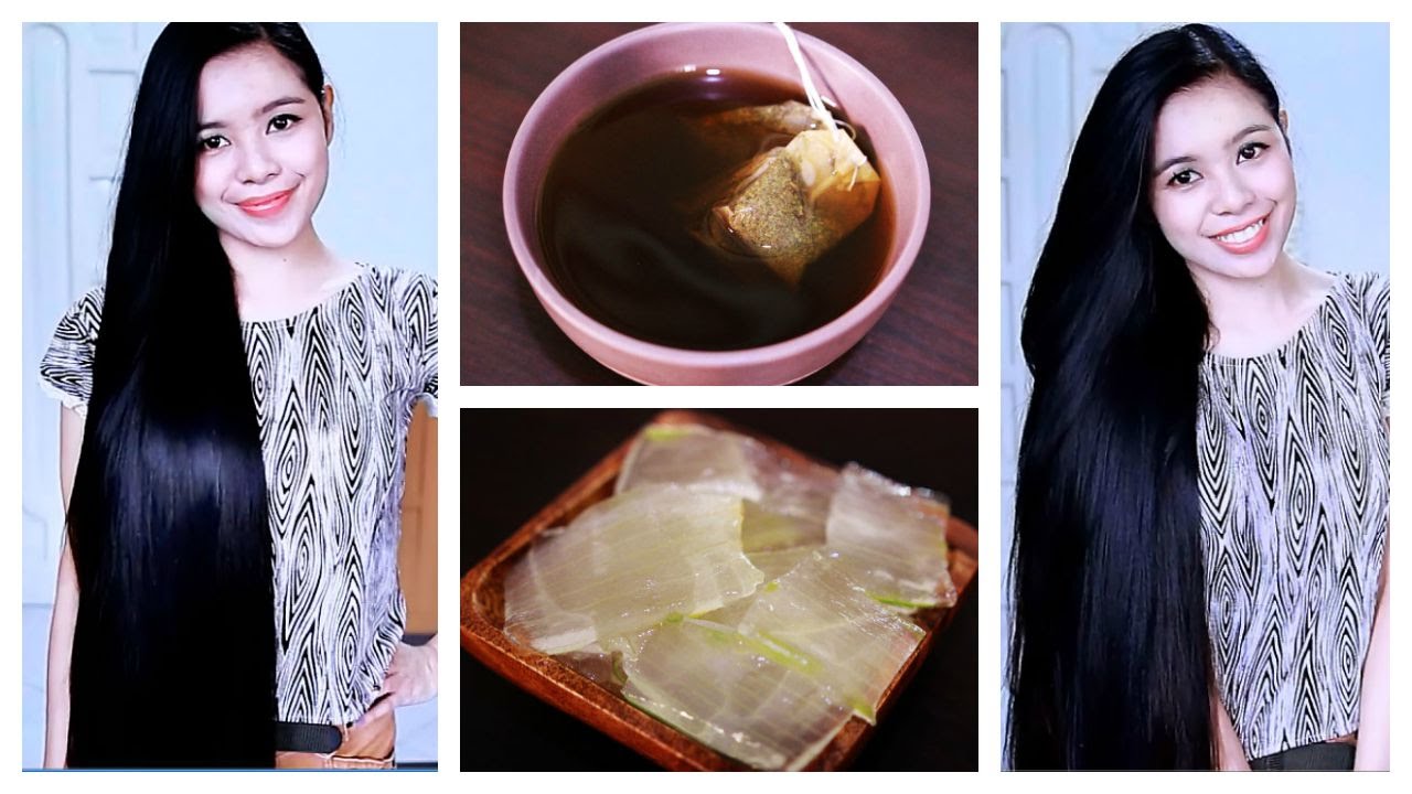 DIY Green Tea and Aloe Vera Gel Shampoo For Hair Growth, Hair Fall & Dandruff-Rinse & Mask