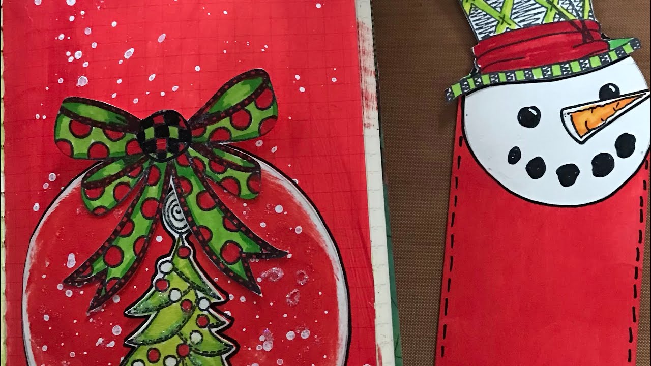 Day By Day Dylusions Dyalog Art Journal- Vlogmas Day 15