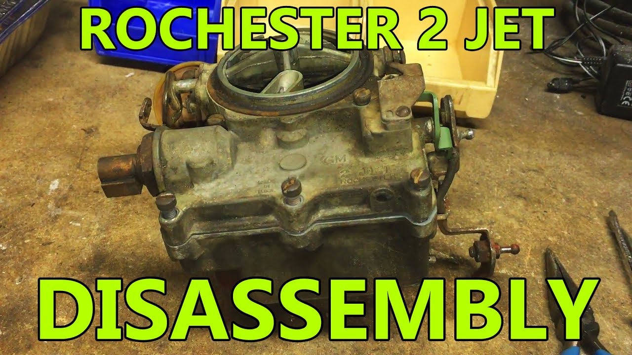 Rochester 2 Jet 2G 2GC 2GV Disassembly for Rebuild