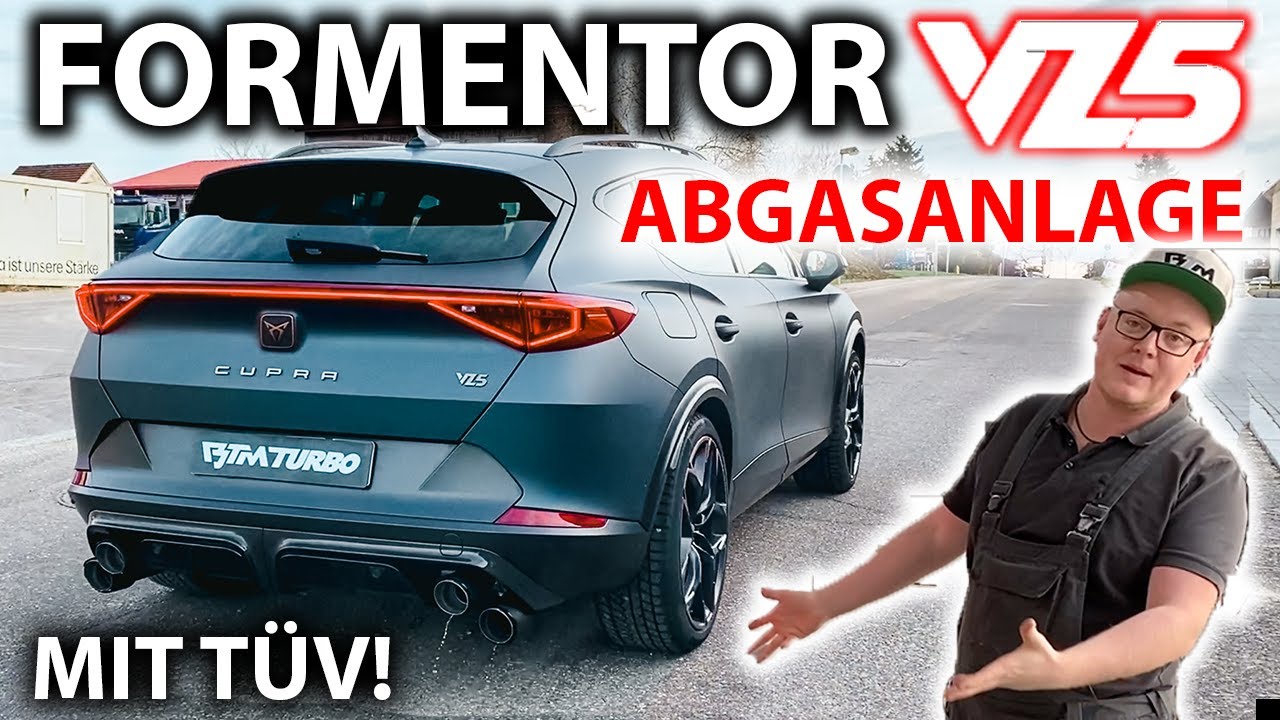 ABGASANLAGE mit TÜV! Cupra FORMENTOR VZ5 - MEHR 5 Zylinder Sound - Revs - Acceleration - BTM Turbo