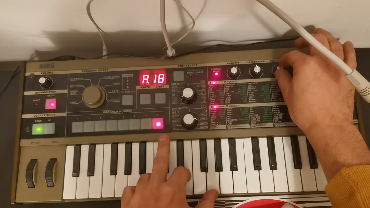 KORG MicroKORG - Guida Veloce [Italiano] Quick Guide [Tutorial]