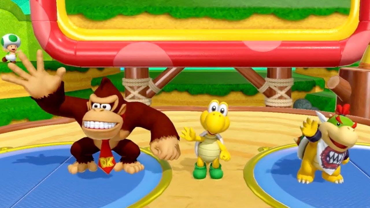 Super Mario Party - 1 vs 3 Minigames (Hard Difficulty)