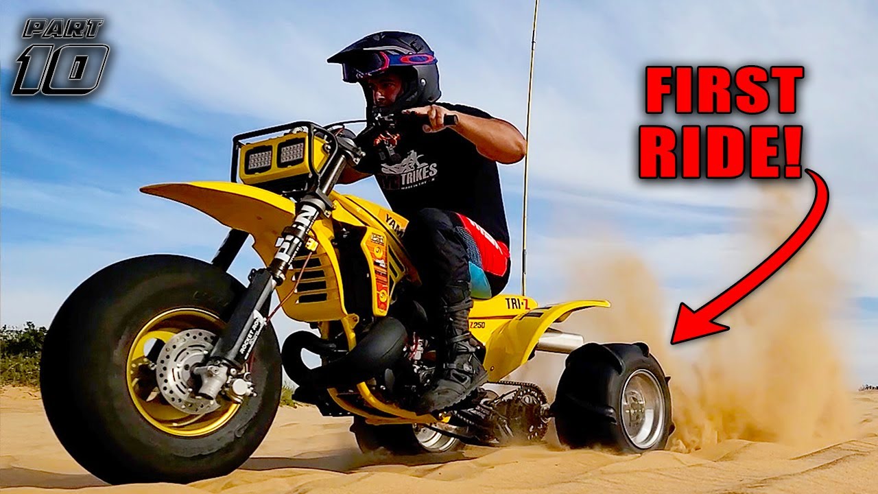 Yamaha TRI-Z 250 Power! Первая поездка по песчаным дюнам — невероятное удовольствие!