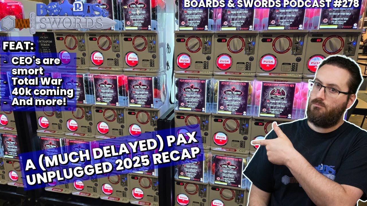 New Year, New Studio, New....sapalooza. Also, 2025 Pax Unplugged Recap - Boards & Swords 278