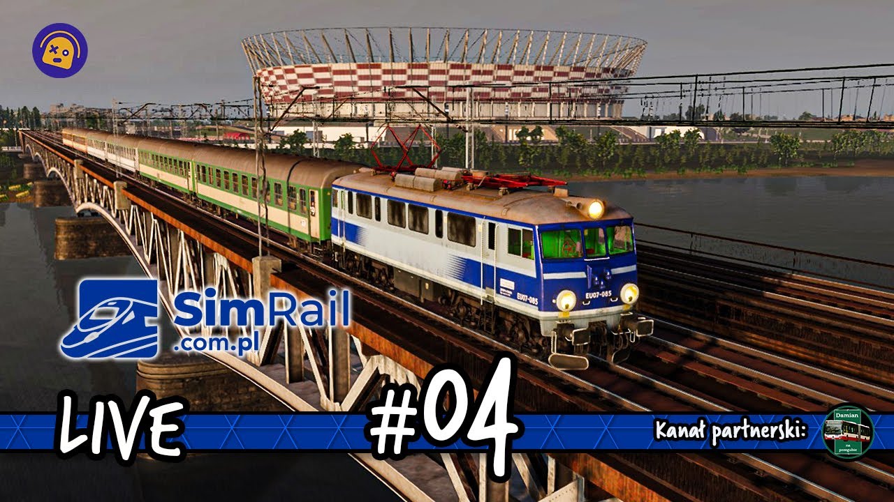 SimRail | 04 | Warszawa - Katowice | służba na EU07 w single player | 📢 LIVE 2K