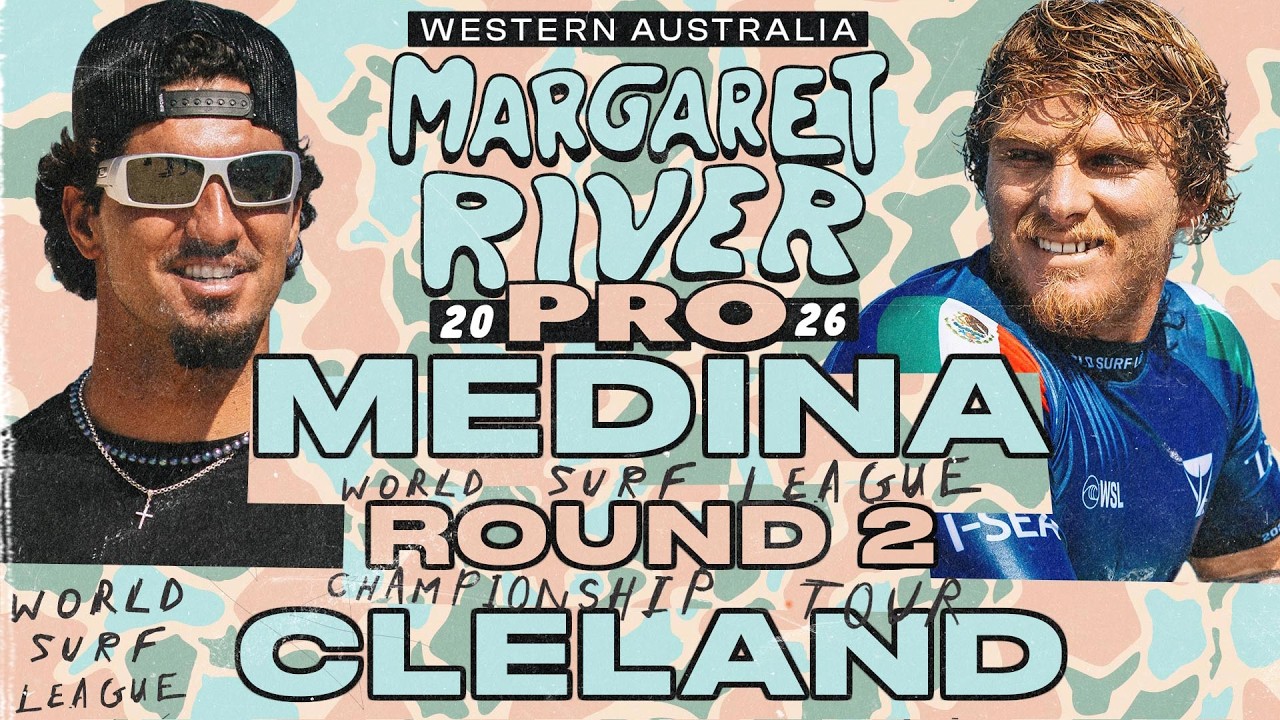 Gabriel Medina vs Alan Cleland | Western Australia Margaret River Pro 2026 - Round 2