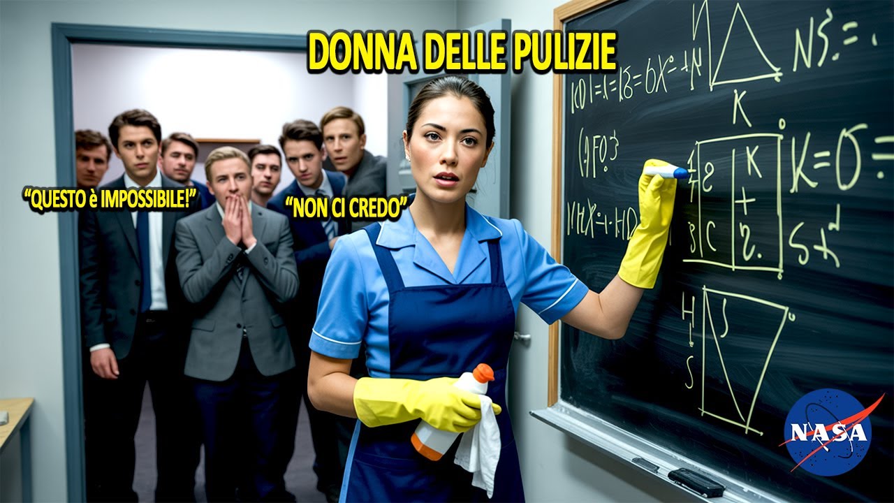 Donna delle pulizie risolve un enigma della NASA lasciato sulla lavagna : il professore è scioccato!