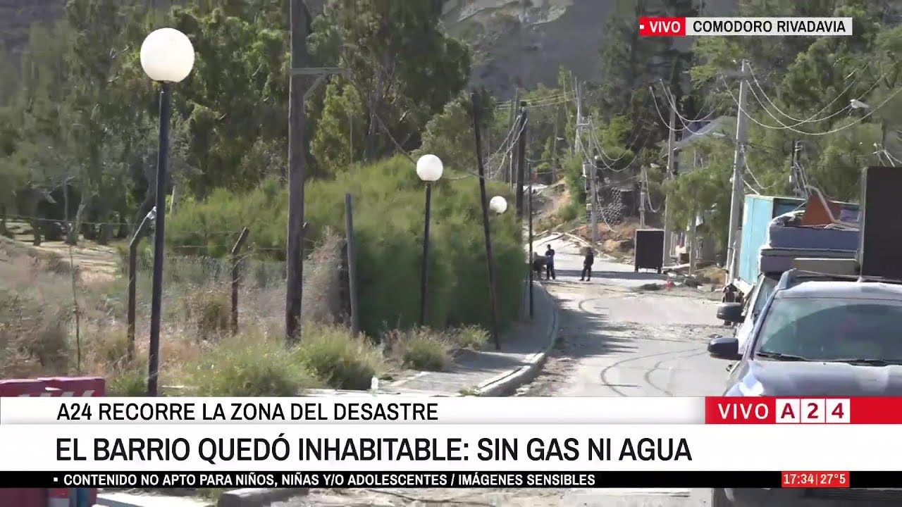 🚨 DEVASTADORAS IMÁGENES DEL BARRIO QUE QUEDÓ PARTIDO TRAS EL DESPRENDIMIENTO DEL CERRO HERMITTE