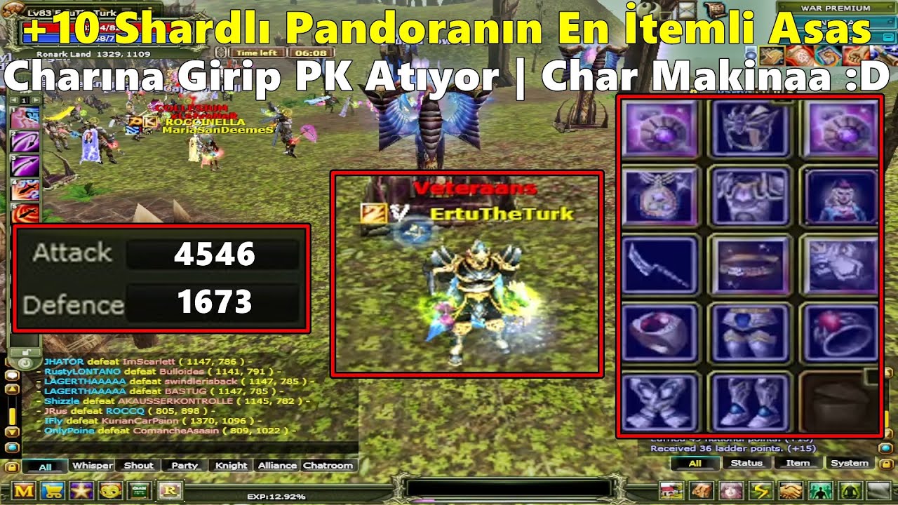 KhangNOCHA - Pandora's Most Itemized Staff Enters Char and PKs | Char Makinaa :D | Knight Online