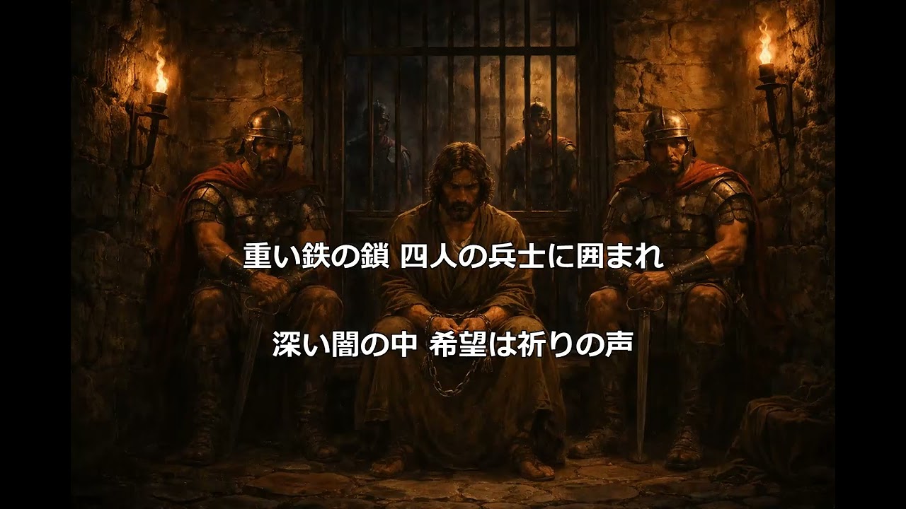 鎖は落ちた｜ペテロ救出の奇跡｜使徒の働き12章