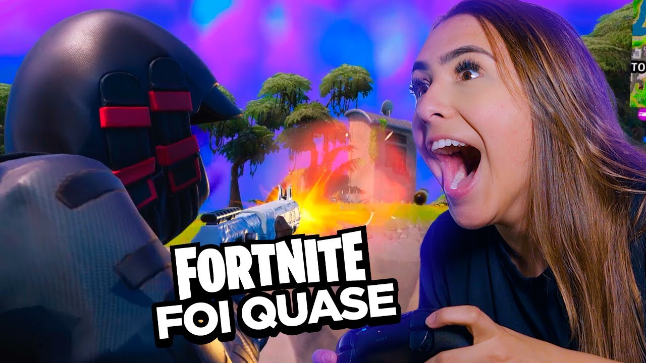 JOGUEI FORTNITE E DESSA VEZ FOI QUASE...