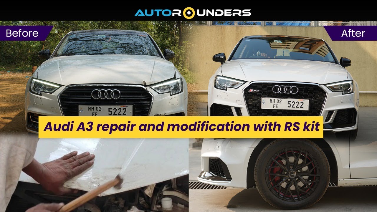 We Repaired this AUDI A3 and Modified with it with RS kit