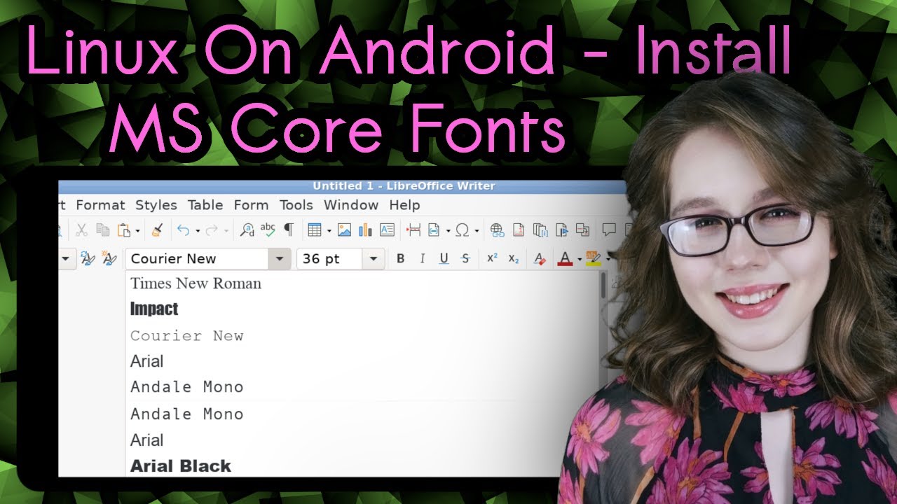 Linux On Android - Install MS Core Fonts