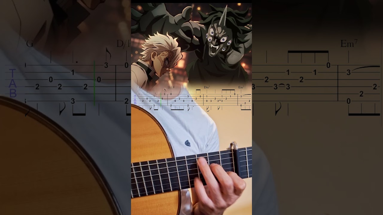 Infinity Castle Main Theme - Demon Slayer Guitar Fingerstyle TAB