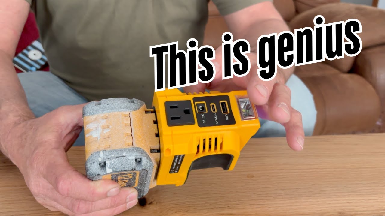 Turn Your DeWalt Battery Into a Power Station