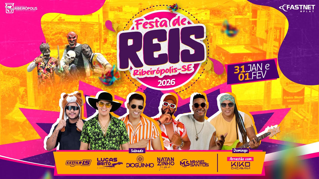 FESTA DE REIS DE RIBEIRÓPOLIS/SE 2026