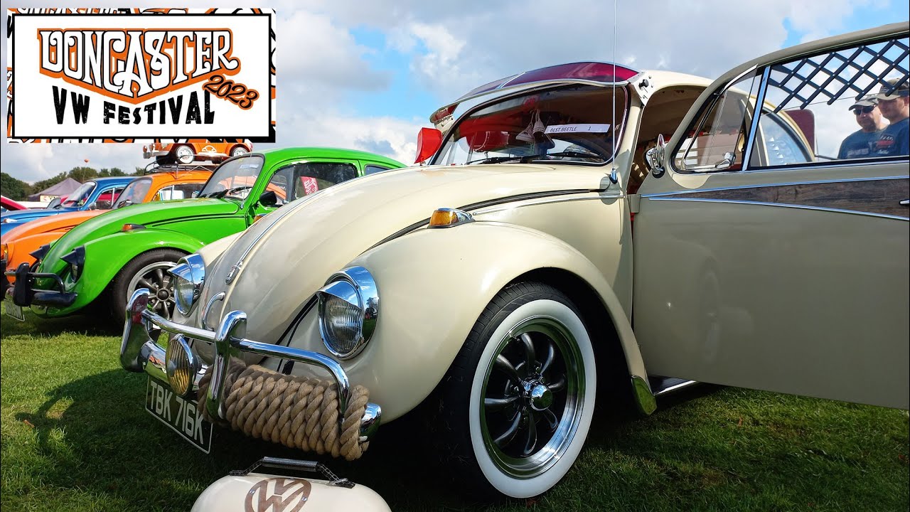 Doncaster VW Festival 2023 - Aircooled Show Entries. VW Bugs, VW Split Bay Busses & a Few Crazy Dubs