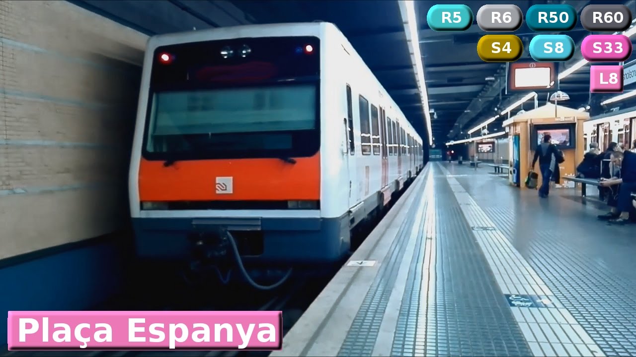 Plaça Espanya L8 - S4 - S8 - S33 - R5 - R6 - R50 - R60 : Метро ФСК Барселона ( UT 213 )