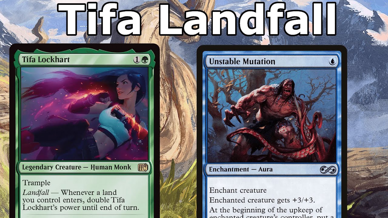 DOUBLING MY POWER IS MY FINAL FANTASY!  Simic Tifa Landfall (Legacy MTG)