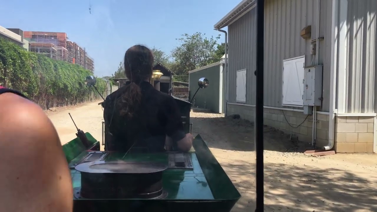 Santa Ana Zoo Train Ride 2022   4K