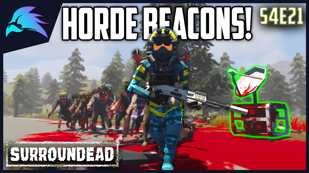 The Best Way To SURVIVE Horde Beacons In Surroundead!