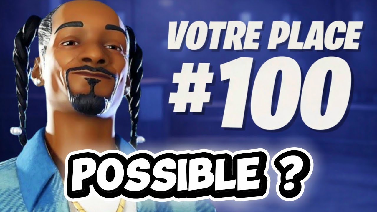 J'ai BRISÉ le PLUS GROS MYTHE de FORTNITE (faire top 100)