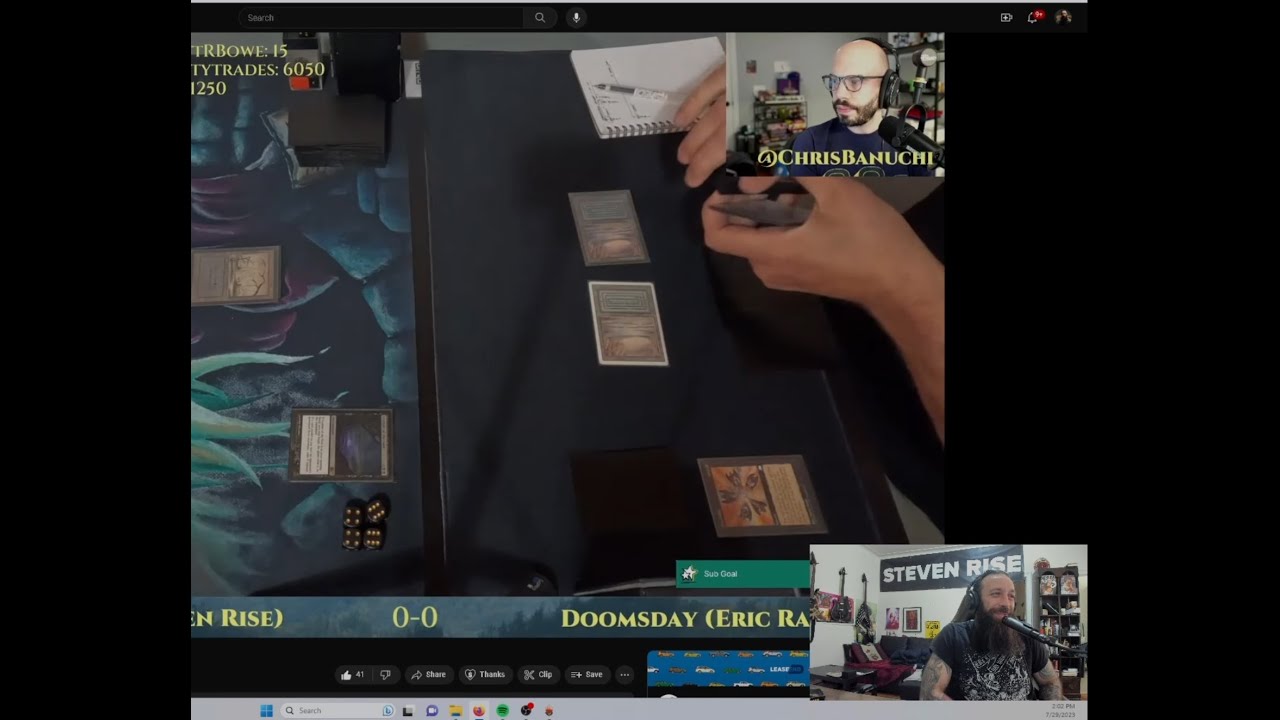 Legacy Mono Black 8 rack Pox vs Doomsday deck tech/gameplay review