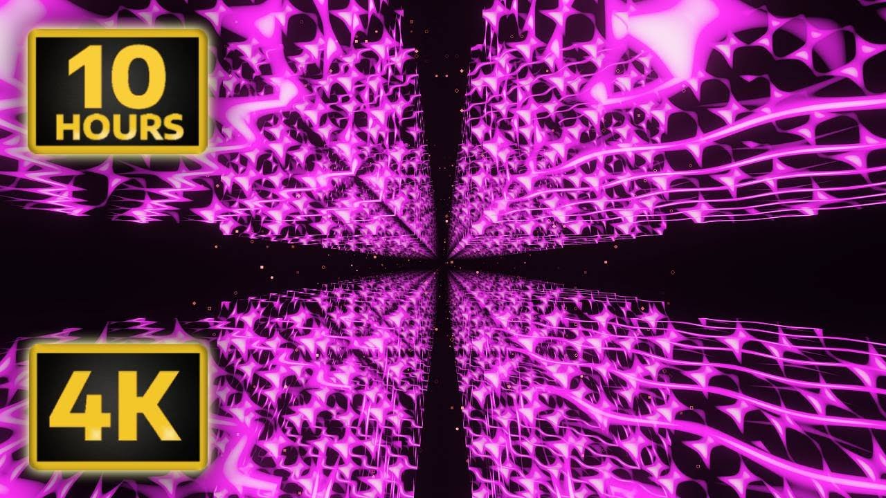 4K BACKGROUNDS Colorful Loop Space Magenta Screensaver No Sound