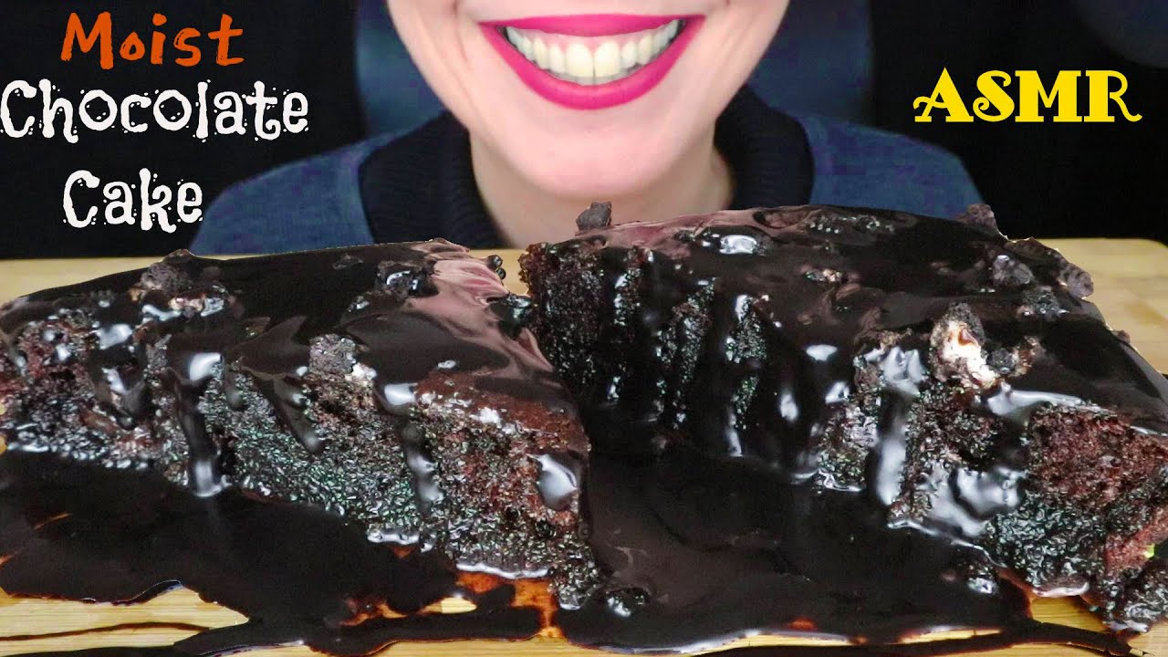SUPER MOIST CHOCOLATE CAKE 🎂 | ASMR Mukbang  - 먹방 | No Talking | Eating Sounds