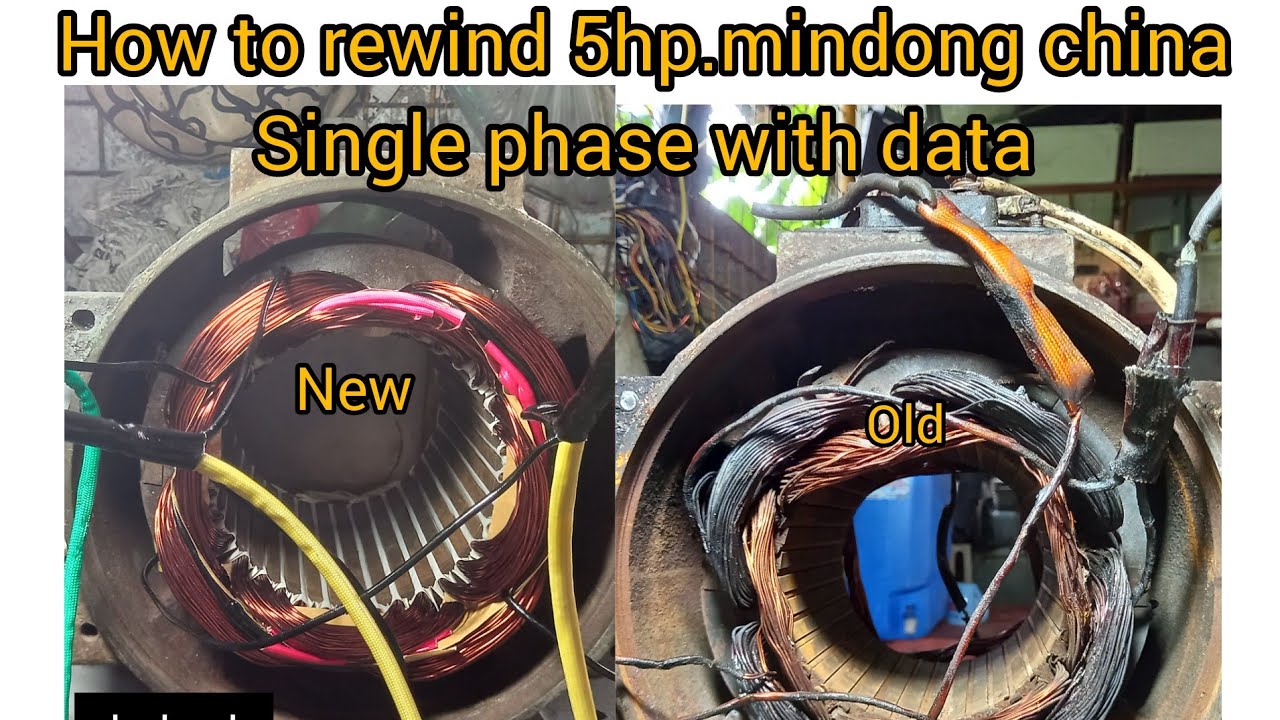 Rewind|5hp.mindong motor data parallel connetion@dodznb238|#09075850994