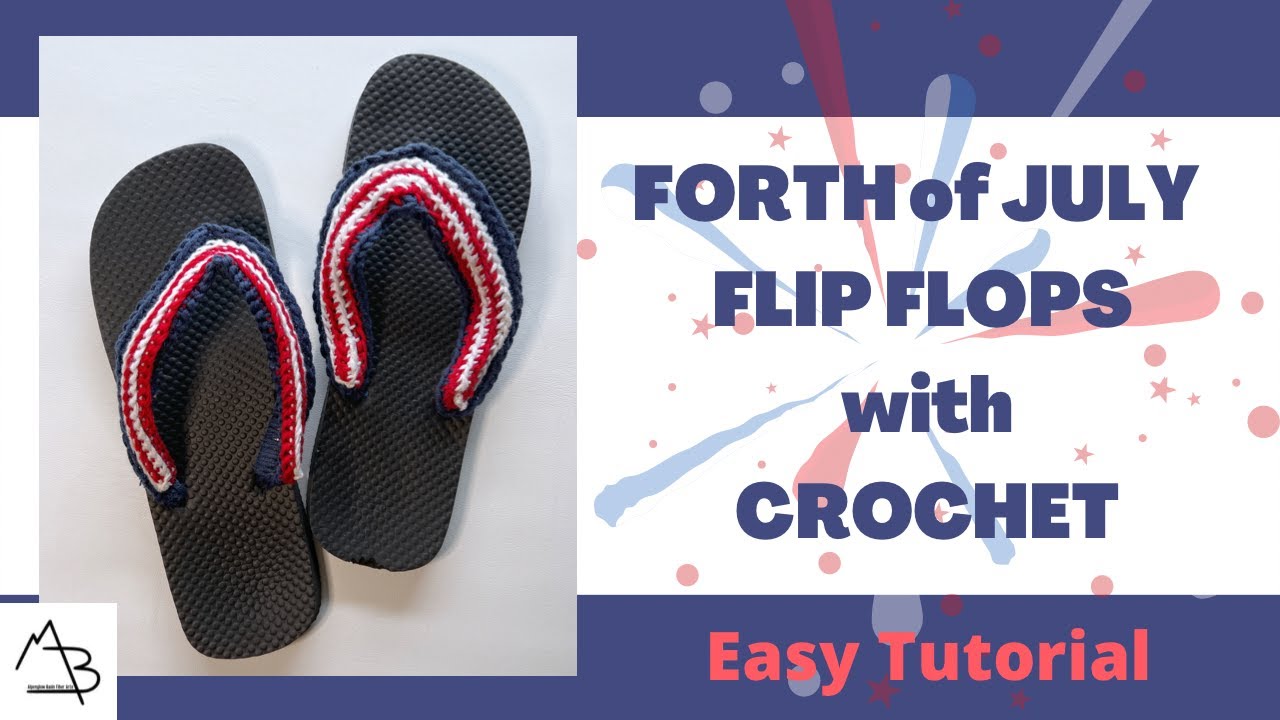How to Elevate Basic Flip Flops with Crochet Step-by-Step Tutorial, EASY, BEGINNER FRIENDLY