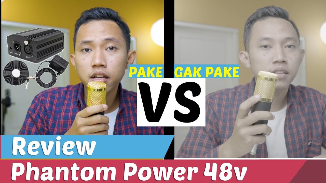 mic jadi lebih keras suaranya !!! PHANTOM POWER bikin rekaman suara mu jadi minim noise
