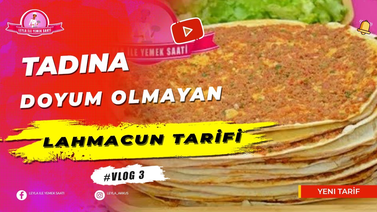 SENELERDİR YAPTIĞIM LAHMACUN TARİFİM