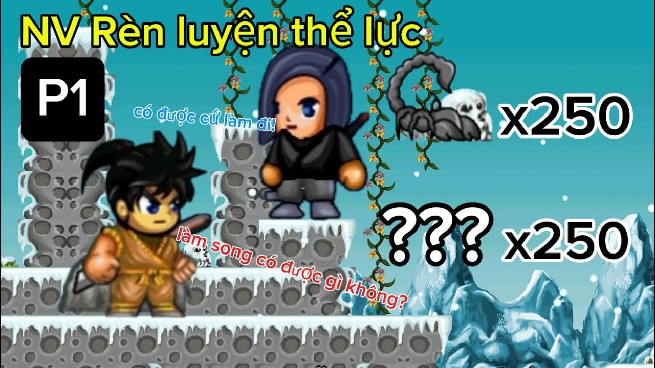 Ninja School Online | NV Rèn luyện thể lực khi đạt level 22 để bước vào con đường nhẫn giả - P1