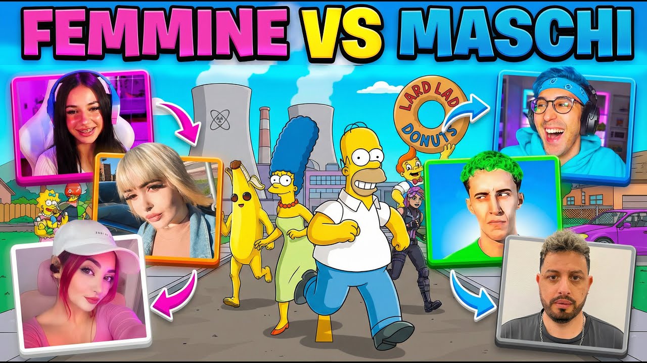 Fortnite MASCHI Contro FEMMINE… Chi Perde Subisce la Penitenza 😈🎮