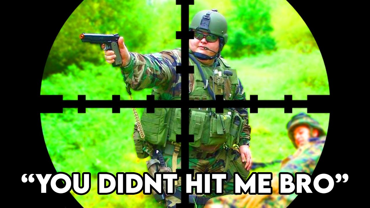 airsoft cheater DESTROYED in game...