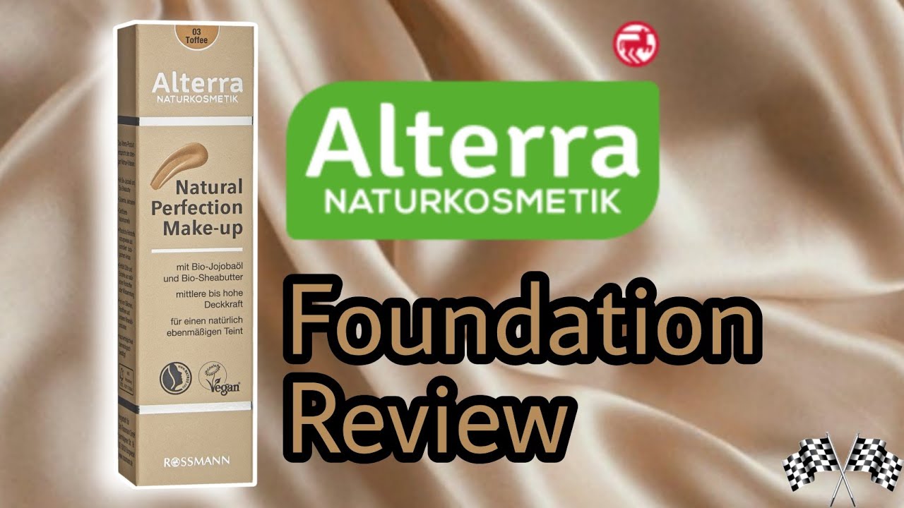 Alterra Natural Perfection Make Up im Test | Foundation Review | vegan | Naturkosmetik | Ginkgomen