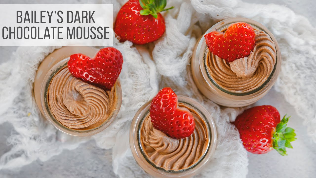 Bailey’s Dark Chocolate Mousse