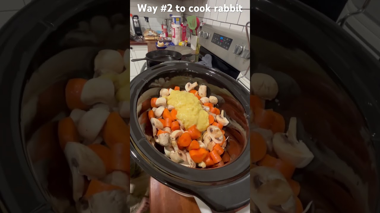 #crockpotrecipes for #rabbit! #southernswampbeagles #meat #countrycooking #fyp
