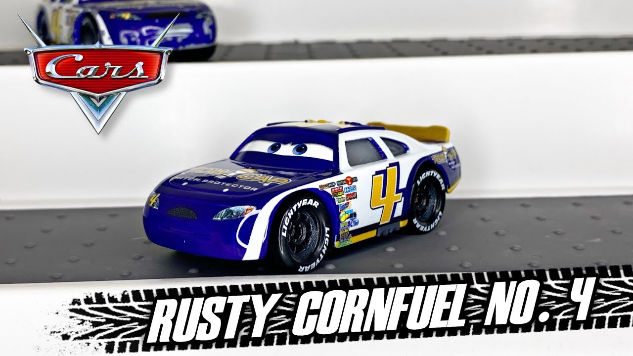 Mattel Rusty Cornfuel 2021 Tow Cap No.4 Piston Cup Racer Disney Pixar Cars Diecast