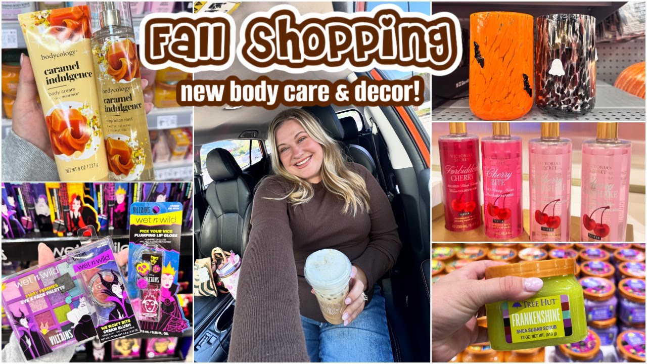 FALL SHOP WITH ME VLOG! New body care + cute halloween decor!