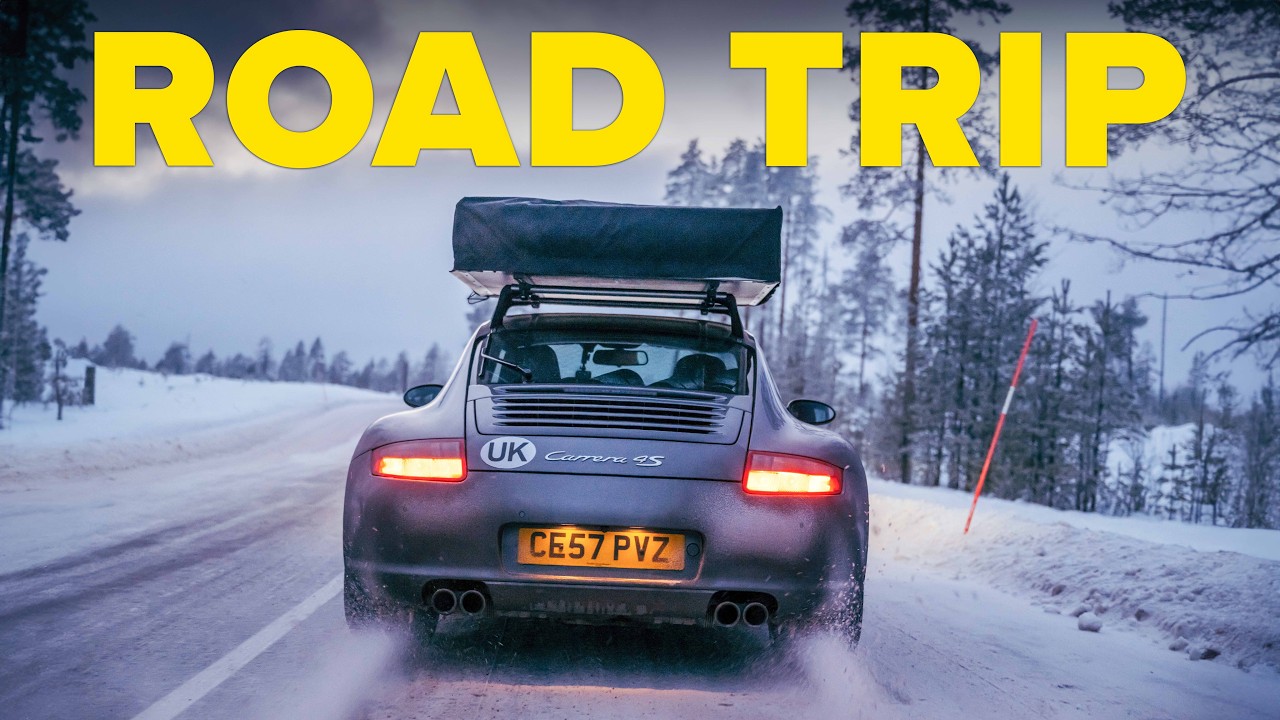 Arctic Circle Camping in my Porsche 911 | Mega winter road trip